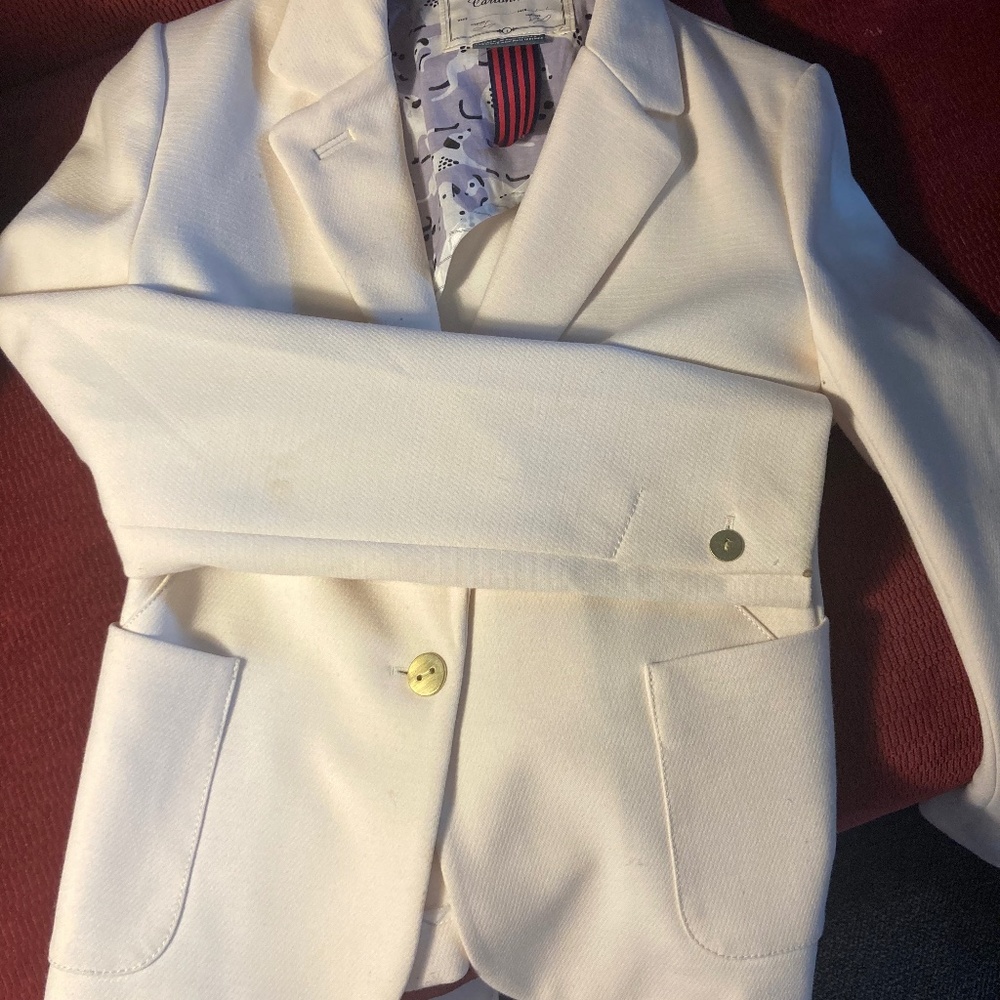 Anthropologie Ivory Jacket
